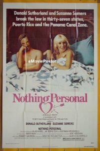 #466 NOTHING PERSONAL 1sh '80 Sutherland 