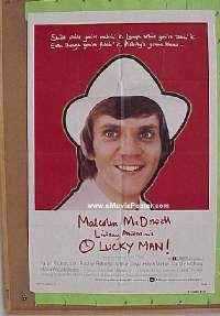 #3942 O LUCKY MAN 1sh '73 Malcolm McDowell