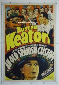 #0748 OLD SPANISH CUSTOM linen 1sh '35 Keaton 