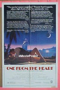 #002 1 FROM THE HEART 1sh '82 Coppola 