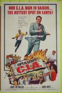 #417 OPERATION CIA 1sh '65 Burt Reynolds 