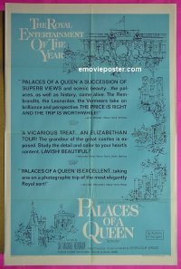#3990 PALACES OF A QUEEN 1sh '67 English nobles!