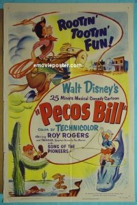 #8131 PECOS BILL 1sh '54 Roy Rogers