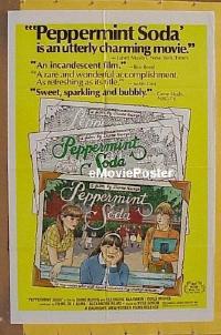 s063 PEPPERMINT SODA one-sheet movie poster '77 Diane Kurys, French!