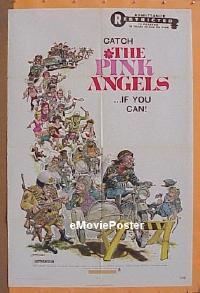 #352 PINK ANGELS 1sh '71 gay bikers! 
