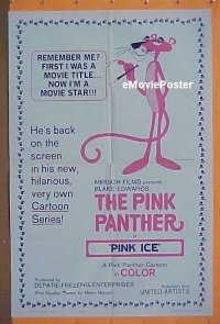 #385 PINK ICE 1sh '65 Pink Panther 