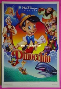 #2732 PINOCCHIO DS 1shR92 Walt Disney classic 