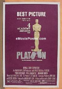 #223 PLATOON B-1sh '86 Oliver Stone, Sheen