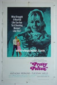 #2674 PRETTY POISON style B paperbacked one-sheet 68