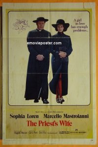 #1174 PRIEST'S WIFE 1sh '71 Sophia Loren 