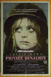 #4935 PRIVATE BENJAMIN 1sh '81 Goldie Hawn 