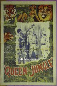 #508 QUEEN OF THE JUNGLE 1sh R40s serial 