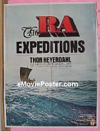 #579 RA EXPEDITION 1sh '72 documentary 