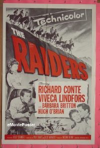 RAIDERS ('52) R60s 1sheet
