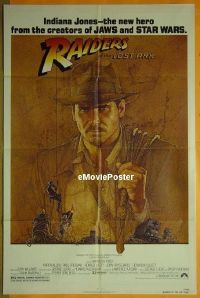 #2757 RAIDERS OF THE LOST ARK 1sh '81 Ford 