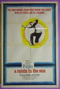 #1198 RAISIN IN THE SUN 1sh '61 Poitier 