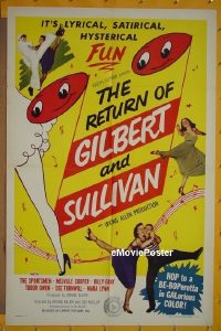 RETURN OF GILBERT & SULLIVAN 1sheet