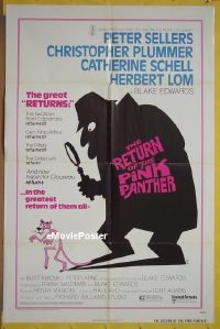 #1218 RETURN OF THE PINK PANTHER 1sh '75 