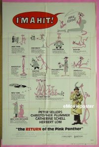 #1219 RETURN OF THE PINK PANTHER C-1sh 