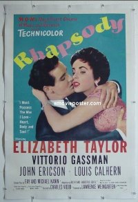 #0776 RHAPSODY linen 1sh '54 Elizabeth Taylor 