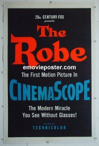 #2925 ROBE linen teaser one-sheet '53 Richard Burton