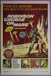 #2782 ROBINSON CRUSOE ON MARS 1sh '64 Mantee 