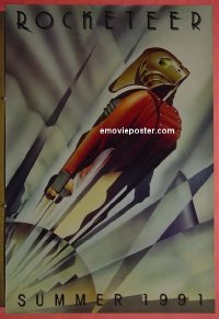 #4963 ROCKETEER DS teaser 1sh '91 Connelly 
