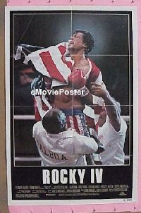 #243 ROCKY IV 1sh '85 Stallone, Lundgren