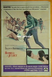 #534 ROMEO & JULIET style B 1sh '69 Hussey 