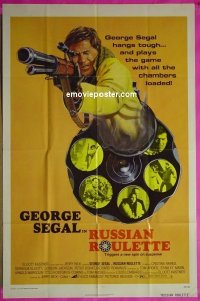 #4142 RUSSIAN ROULETTE 1sh '75 George Segal