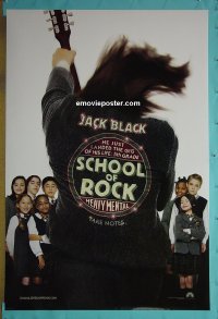 #2735 SCHOOL OF ROCK DS teaser 1sh '03 Black