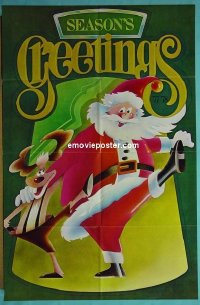 #5353 SEASON'S GREETINGS '77-'78 1sh Santa! 