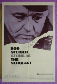 #8260 SERGEANT 1sh '68 Rod Steiger, Law