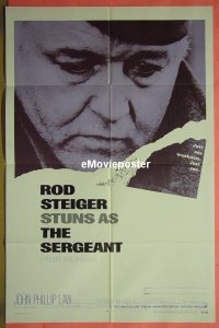 #526 SERGEANT 1sh '68 Rod Steiger, Law 