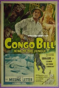 #7465 CONGO BILL Chap 15 1sh '48 serial 