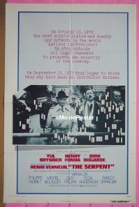 #4188 SERPENT 1sh '73 Henry Fonda