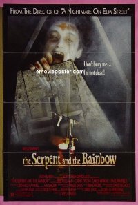 #4187 SERPENT & THE RAINBOW 1sh '88 Wes Craven