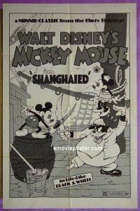 #523 SHANGHAIED 1sh R74 Micky Mouse 