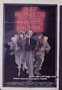 #4208 SHARKY'S MACHINE 1sh '81 Burt Reynolds