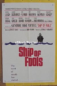 #9721 SHIP OF FOOLS 1sh '65 Leigh, Signoret 