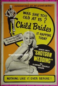 #060 SHOTGUN WEDDING 1sh '63 Ed Wood 