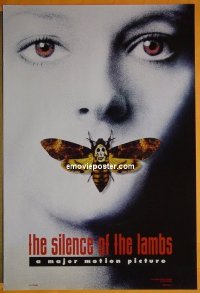 #4987 SILENCE OF THE LAMBS DStease 1sh Foster 