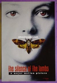 #2825 SILENCE OF THE LAMBS DS A 1sh 90 Foster 