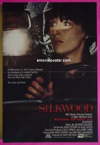 #2827 SILKWOOD 1sh '83 Streep, Cher 