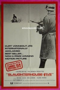 #2831 SLAUGHTERHOUSE 5 1sh '72 Kurt Vonnegut 