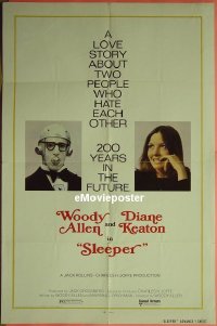 #560 SLEEPER advance 1sh '74 Woody Allen 