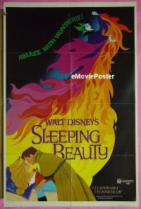 #569 SLEEPING BEAUTY 1sh R79 Walt Disney 