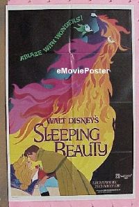 #560 SLEEPING BEAUTY 1sh R79 Walt Disney 