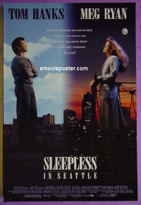 #2835 SLEEPLESS IN SEATTLE 1sh 93 Hanks, Ryan 