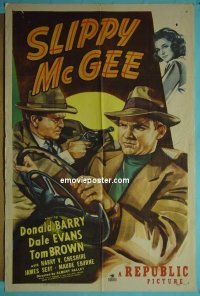 #8269 SLIPPY McGEE 1sh '48 Red Barry 